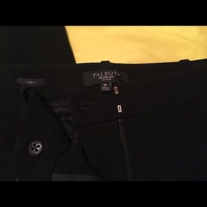 Talbots 8p black pants slacks